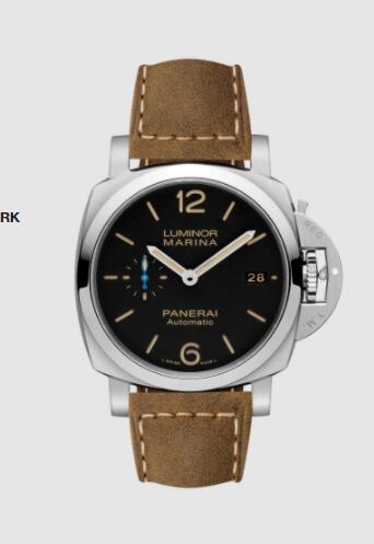 Panerai Luminor Marina 42mm Replica Watch PAM01392 SCAMOSCIATO DARK BROWN